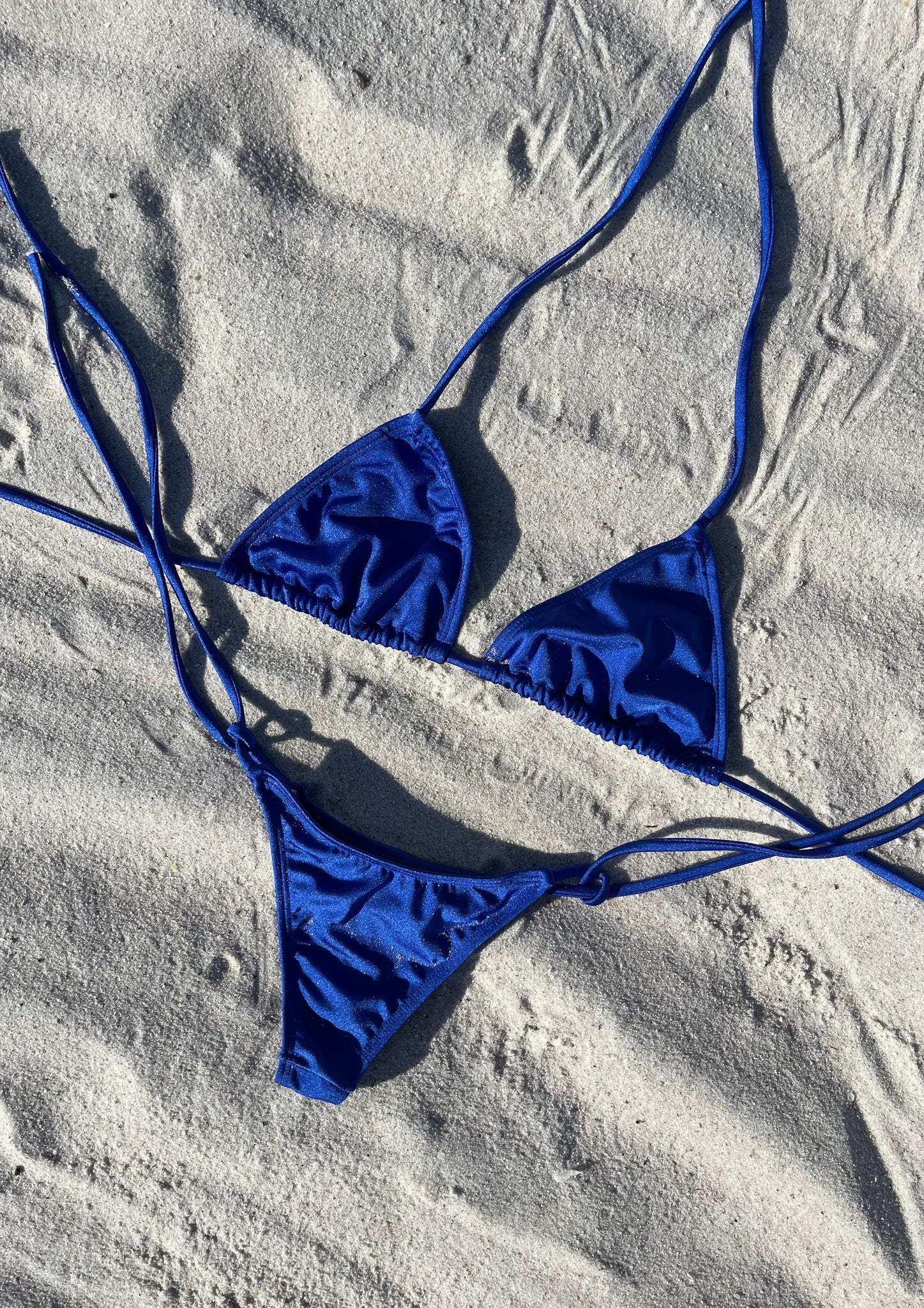 MIYA RHINESTONE THONG BOTTOM (blue/emerald) – Harem swimwear