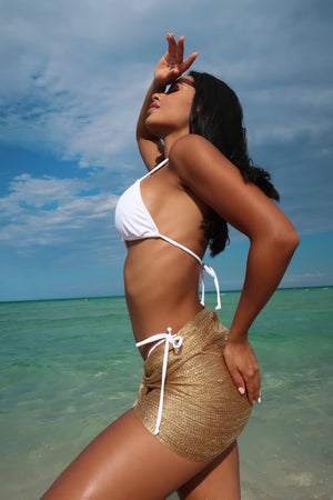 ISLAND SARONG WRAP GOLD