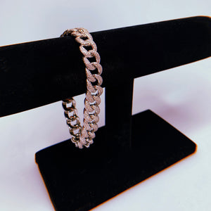 ICY CUBAN LINK ANKLET